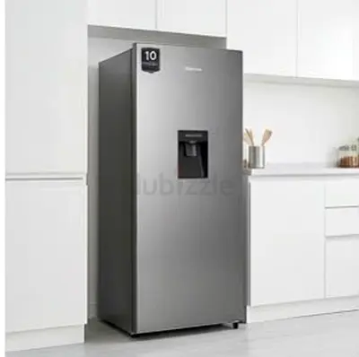 Single Door Refrigerator - 300L Stainless Steel, Water Dispenser, Good Condition