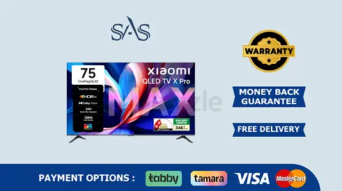 Xiaomi | 75 Inch | QLED TV X Pro 4K Smart Tv | 120Hz | New | Free Delivery | Warranty | L75MB