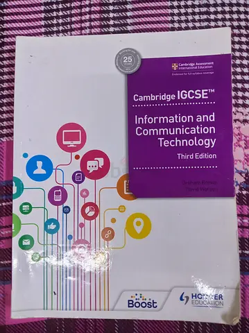 Cambridge IGCSE ICT textbook 3rd edition MESSAGE FOR MORE PHOTOS GOOD CONDITION INSIDE OUT!!!