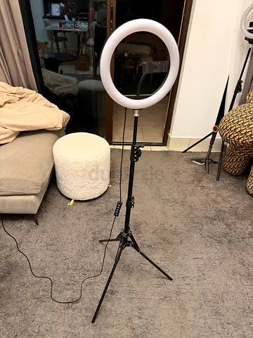 RGB LED Ring Light with Tripod Stand