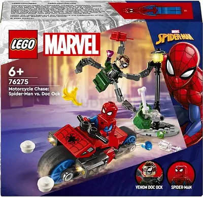 LEGO Marvel 76275 Motorcycle Chase: Spider-Man vs Doc Ock (New, Sealed)