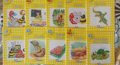 18 Jolly Phonics Readers books Level 2 Collection