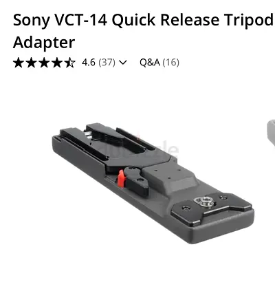 Sony vct u 14 plate