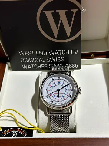 West End Watch Co. Classic Steel Mesh Automatic Watch - Unworn in Box