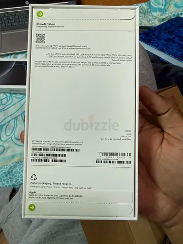 Apple iPhone 17 pro max - original packaging