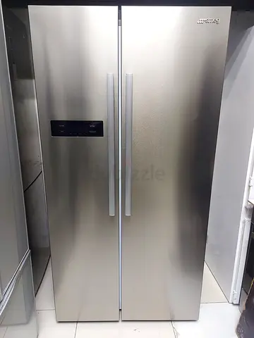 Smeg Side-by-Side Stainless Steel Refrigerator - Excellent Condition