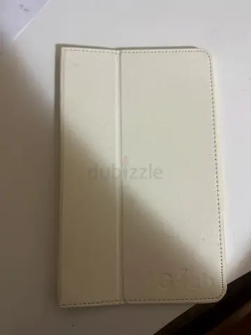 White generic tablet folio cover / case