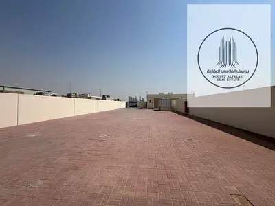 7500 Sq Ft Yard with 23 KW Power for Rent in Al Sajaa Industrial