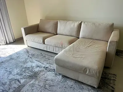 Ikea vimle L shape sofa bed with mattress