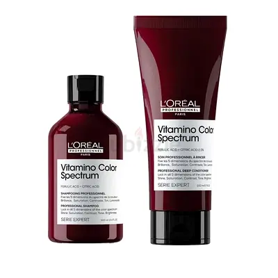 LOréal Professionnel Vitamino Color Spectrum Shampoo Conditioner - 2pcs