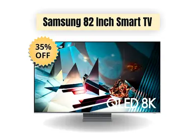 Samsung 82 Inch Q800T QLED 120Hz 8K Smart TV 82Q800T | Free Delivery | Warranty