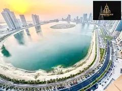 Hot offer luxury 1BHK full sea view double balcony with big size maid room car parking free gym swim