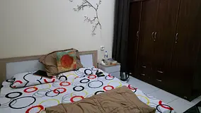 Master bedroom available for rent in a 2 BHK apartment, ideal for a single person.