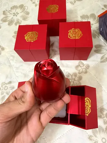 Luxury Rose Jewelry Gift Box | Red Rose Ring Box | Brand New