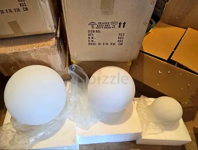 Brand New Modern Globe Pendant Lights – 1 Set of 12 | Various Sizes