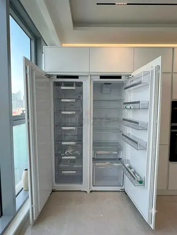 Smeg latest model fridge and freezer set separate built-in fully-integrated model