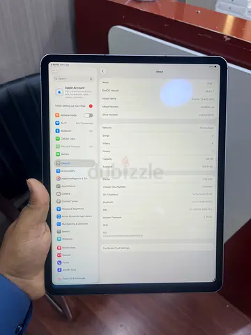 iPad Air 13-inch (M4) Wi‑Fi + Cellular — Under Warranty until Apr 2027