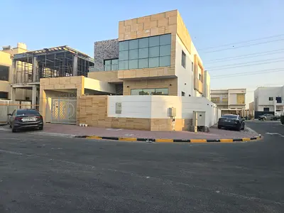 # 📍 Corner Villa for Rent in Al Yasmin – Ajman | 🏡 At a very special price | 5 Master Bedrooms |