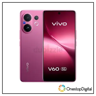 Vivo V60 5G - Mint Condition, Box Pack 12+12 256GB (Pink)