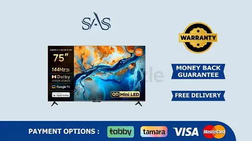 Xiaomi | 75 Inch | QD Mini LED Smart TV 144Hz | Google TV | New | Free Delivery | Warranty | L75MA