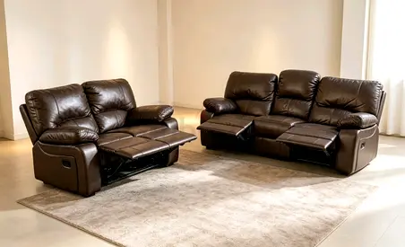 Sofa Recliner Pure Leather 5 Seater
