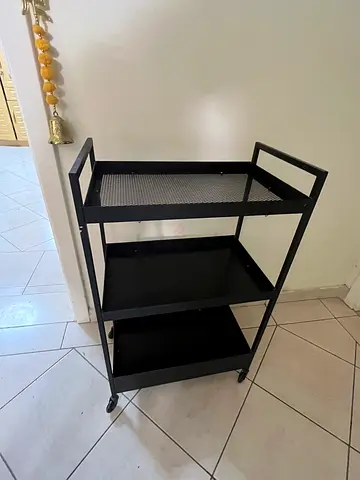 Kitchen strong metal trolley