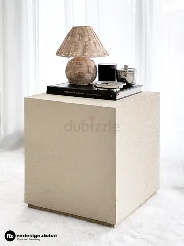 ZARA HOME TEXTURED SIDE TABLE or coffee table or nightstand or end table or display accent