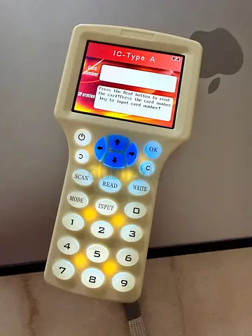 Handheld IC Card Reader/Writer - Portable Contactless Card Programmer