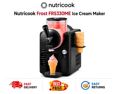 Nutricook Frost Ice Cream Maker - FRS330ME - Excellent Condition, All Accessories - Free Delivery
