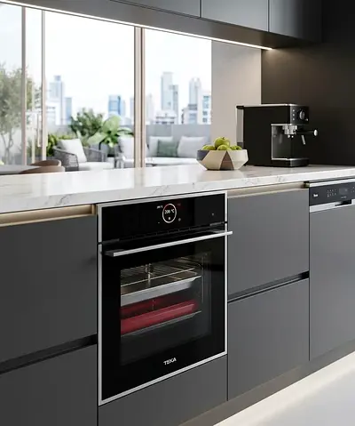 Teka Maestro iOven P A+ Pyrolytic Built-in Oven with SteamBox  50 Recipes – Premium European Qualit