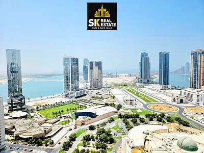 🌊 Spacious 3BHK | Full Sea View | 1 Month Free | Balcony | Free Gym & Pool | Family Building