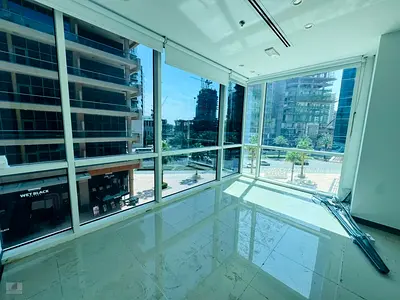 | Partitioned Office | Bay Square Building | Corner Unit | Unique Office Space |
