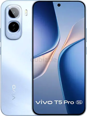 vivo T5 Pro 5G - Light Blue, Excellent Condition, 12 GB 256 GB 9,020 MaH battery