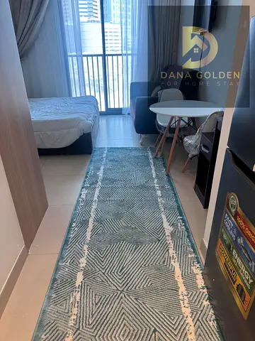 Luxury studio with parking and gym pool