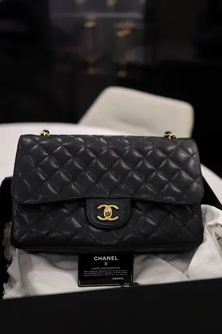 Chanel classic Flap Jumbo size Used bag in good condition with bills, box, Dustbag