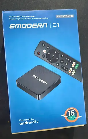EMODERNAndroid TV 11) - Brand New in Box Bluetooth connect