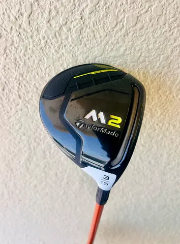 TaylorMade M2 3-Wood 15° Golf Fairway Wood - Good Condition