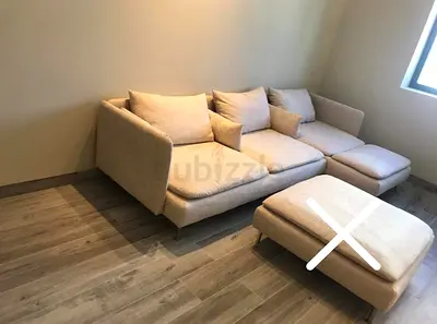 Ikea Sodhremn L Shape Sofa Beige