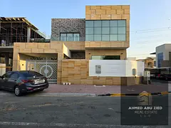 A five-bedroom villa with master bedrooms, a living room, and a majlis (formal sitting room) is avai