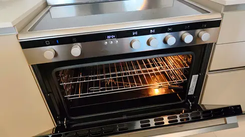Siemens 5 burner electric cooker with Digital 90x60cm perfect condition