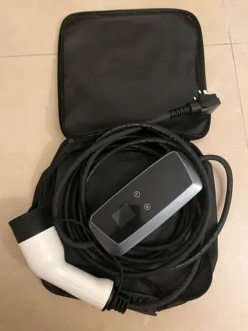 Portable EV electric vehicle Charging Cable (Type 2) to uae plug 3 pin - 3.5 kw 16 amp