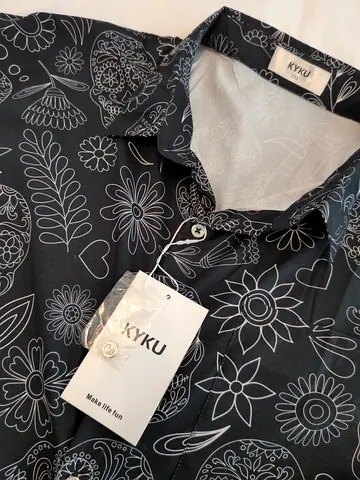75% OFF - Men Black Shirt 2XL