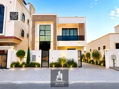 Modern 6-bedroom villa on two streets for sale, freehold, Dubai villa design, behind the mosque, mon