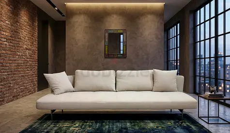 BB Italia Modern minimalist 3-seater sofa in beige - excellent condition