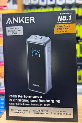 Anker Prime 26K 300W Power Bank, 26,250mAh Portable Charger