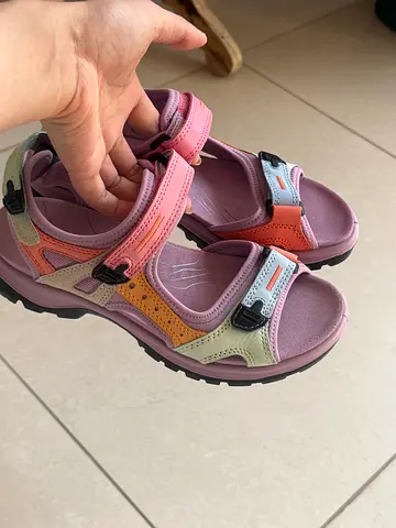 ECCO supportive sandal range offering superior walking comfort on and off the trail hiking