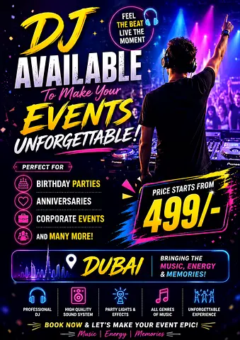 Dj for birthday party, anniversary,events