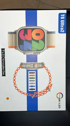 T6 Ultra 2 Smartwatch with 7 Straps
