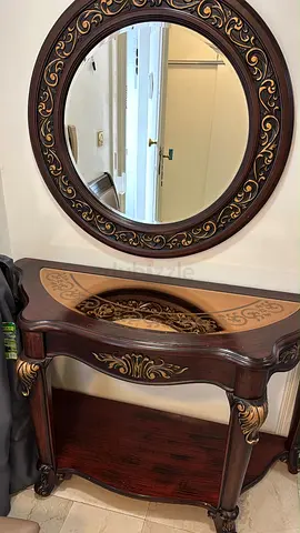 Console with mirror for sale