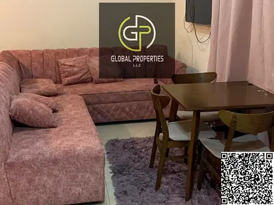 Experience comfortable living in this well-maintained studio apartment at Ajman Corniche Residences, featuring a pleasant city view and a modern open-